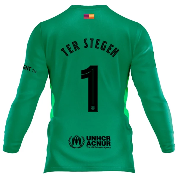 FC Barcelona Ter Stegen 1 Målvakt Tröja 2025/26 Långärmad FC Barcelona Ter Stegen 1 Målvakt Tröja 2025/26 Långärmad