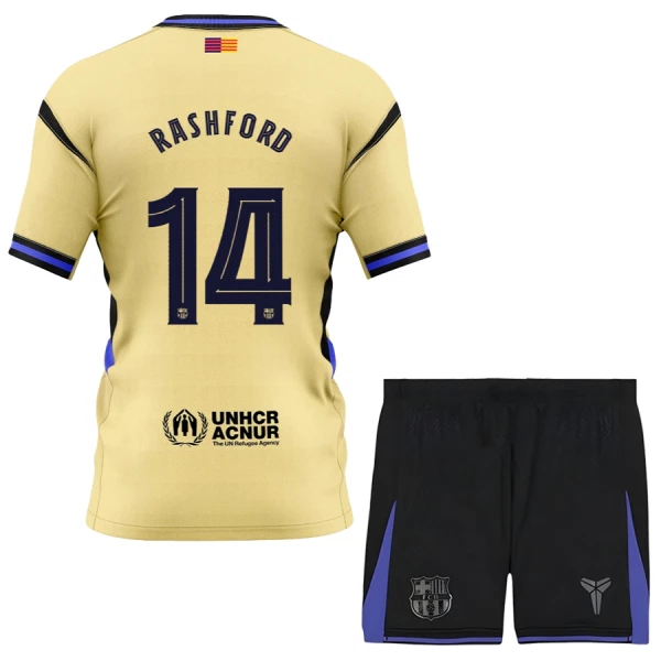 FC Barcelona x Kobe Bryant Marcus Rashford 14 Bortatröja Barn 2025/26 FC Barcelona x Kobe Bryant Marcus Rashford 14 Bortatröja Barn 2025/26