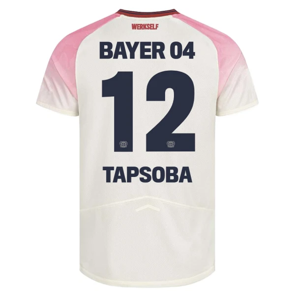 Bayer 04 Leverkusen Edmond Tapsoba 12 Bortatröja 2025/26 Bayer 04 Leverkusen Edmond Tapsoba 12 Bortatröja 2025/26
