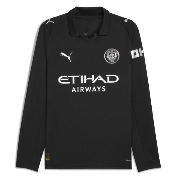 Manchester City Bortatröja 2025/26 Långärmad Manchester City Bortatröja 2025/26 Långärmad