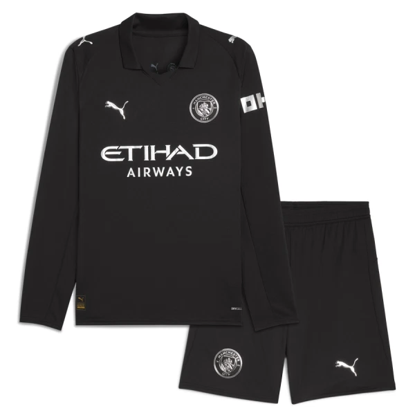 Manchester City Bortatröja Barn 2025/26 Långärmad