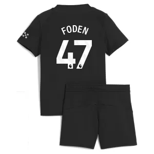 Manchester City Phil Foden 47 Bortatröja Barn 2025/26