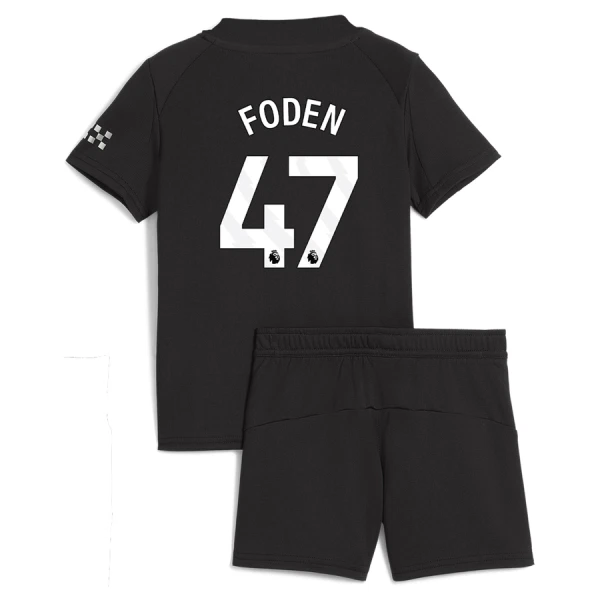 Manchester City Phil Foden 47 Bortatröja Barn 2025/26 Manchester City Phil Foden 47 Bortatröja Barn 2025/26