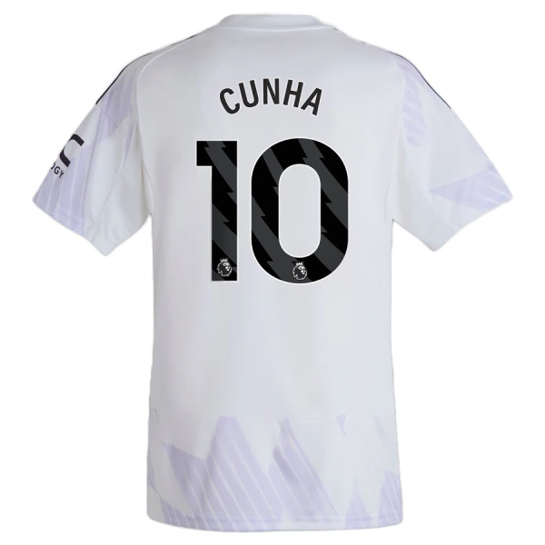 Manchester United Cunha 10 Bortatröja 2025/26