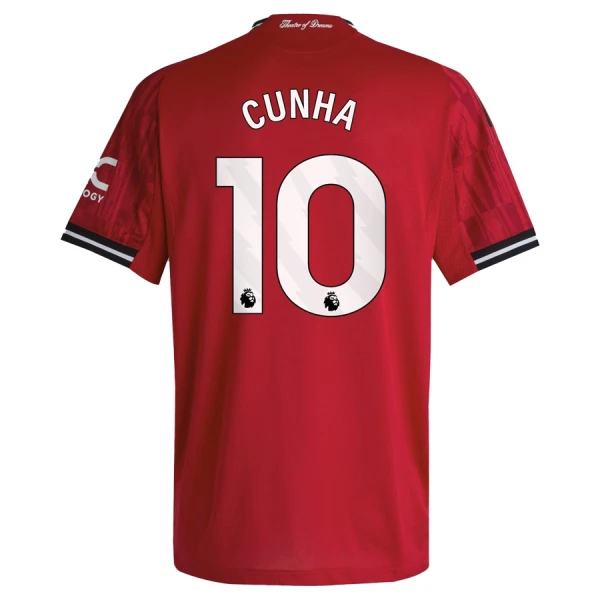 Manchester United Cunha 10 Hemmatröja 2025/26