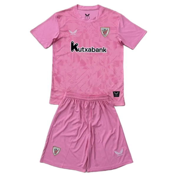 Athletic Bilbao Målvakt Tröja Barn 2025/26 Rosa Athletic Bilbao Målvakt Tröja Barn 2025/26 Rosa