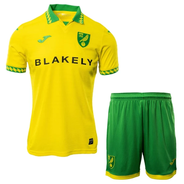 Norwich City Hemmatröja Barn 2025/26 Norwich City Hemmatröja Barn 2025/26