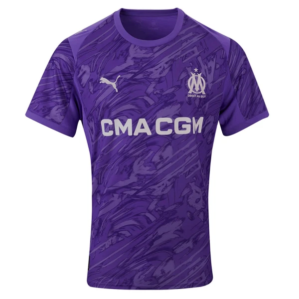 Olympique Marseille Målvakt Tröja 2025/26 Purpur Olympique Marseille Målvakt Tröja 2025/26 Purpur