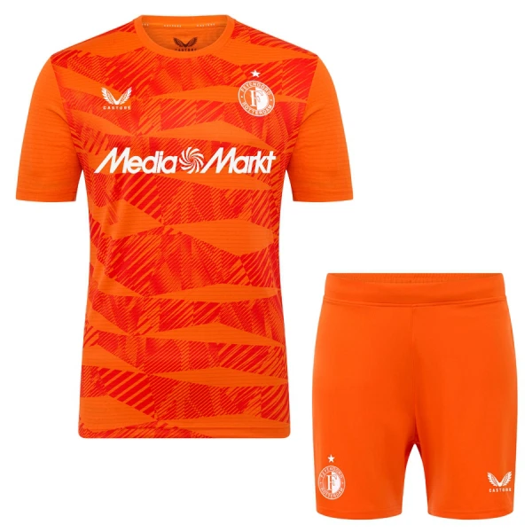 Feyenoord Rotterdam Målvakt Tröja Barn 2025/26 Orange