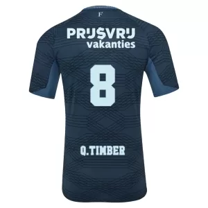 Feyenoord Rotterdam Q. Timber 8 Bortatröja 2025/26