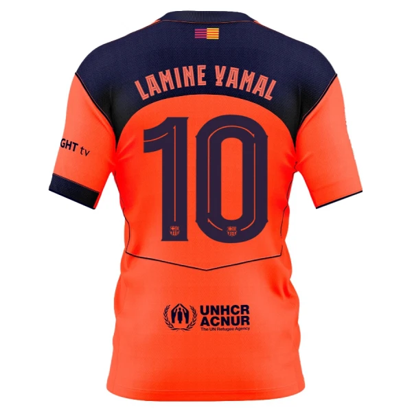 FC Barcelona Lamine Yamal 10 Tredjetröja Barn 2025/26