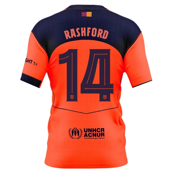FC Barcelona Marcus Rashford 14 Tredjetröja 2025/26 FC Barcelona Marcus Rashford 14 Tredjetröja 2025/26