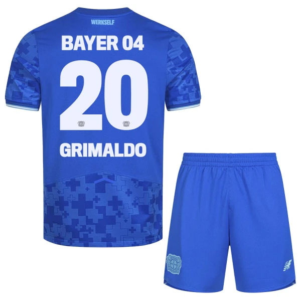 Bayer 04 Leverkusen Alejandro Grimaldo 20 Tredjetröja Barn 2025/26 Bayer 04 Leverkusen Alejandro Grimaldo 20 Tredjetröja Barn 2025/26