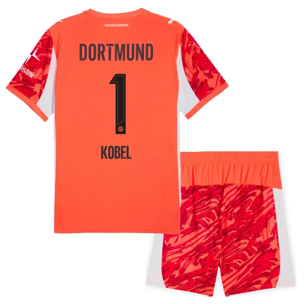 Borussia Dortmund Kobel 1 Målvakt Tröja Barn 2025/26 Röd