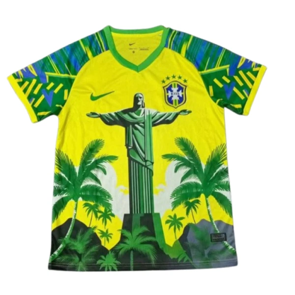 Brasilien Tröja 2025 Grön Speciell