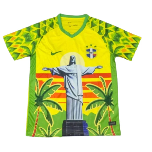 Brasilien Tröja 2025 Vit Speciell Brasilien Tröja 2025 Vit Speciell