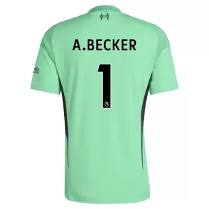 Liverpool Alisson Becker 1 Målvakt Tröja 2025/26 Grön