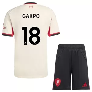 Liverpool Cody Gakpo 18 Bortatröja Barn 2025/26