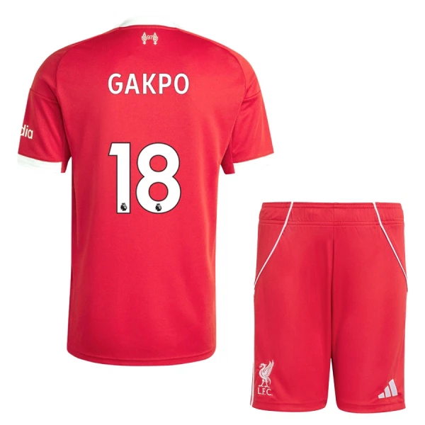 Liverpool Cody Gakpo 18 Hemmatröja Barn 2025/26 Liverpool Cody Gakpo 18 Hemmatröja Barn 2025/26