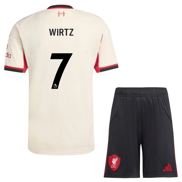 Liverpool Florian Wirtz 7 Bortatröja Barn 2025/26 Liverpool Florian Wirtz 7 Bortatröja Barn 2025/26