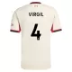 Liverpool Virgil van Dijk 4 Bortatröja 2025/26 Liverpool Virgil van Dijk 4 Bortatröja 2025/26