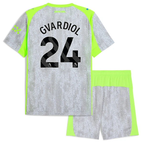 Manchester City Josko Gvardiol 24 Tredjetröja Barn 2025/26 Manchester City Josko Gvardiol 24 Tredjetröja Barn 2025/26