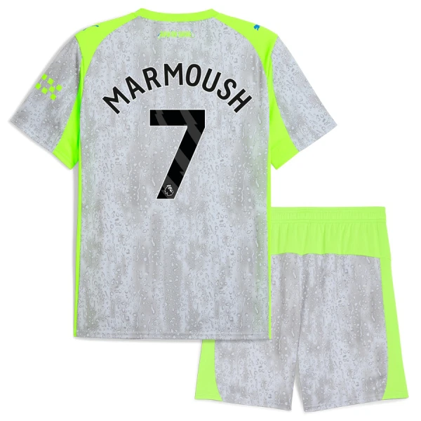 Manchester City Marmoush 7 Tredjetröja Barn 2025/26 Manchester City Marmoush 7 Tredjetröja Barn 2025/26