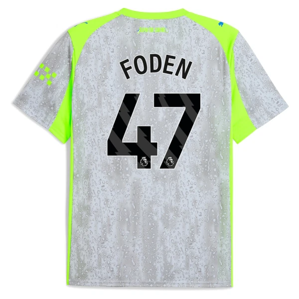 Manchester City Phil Foden 47 Tredjetröja 2025/26 Manchester City Phil Foden 47 Tredjetröja 2025/26