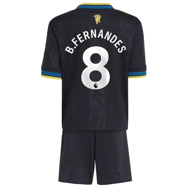 Manchester United Bruno Fernandes 8 Tredjetröja Barn 2025/26 Manchester United Bruno Fernandes 8 Tredjetröja Barn 2025/26