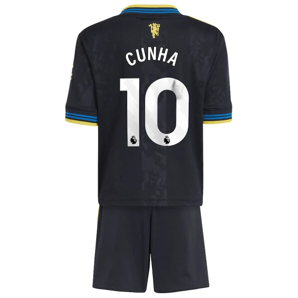 Manchester United Cunha 10 Tredjetröja Barn 2025/26