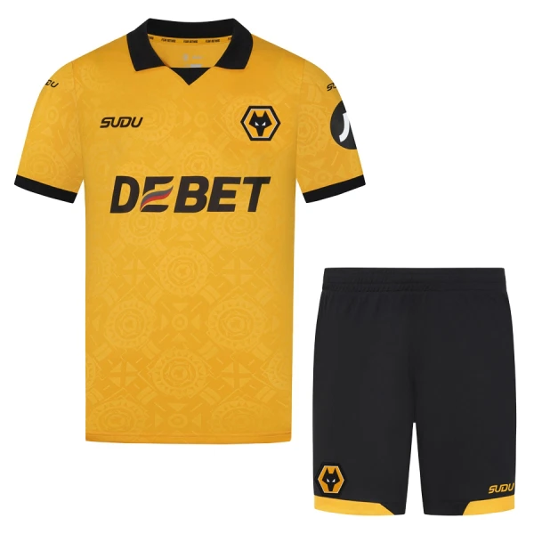 Wolverhampton Wanderers Hemmatröja Barn 2025/26 Wolverhampton Wanderers Hemmatröja Barn 2025/26