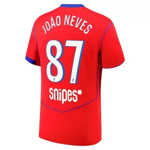 Paris Saint-Germain Joao Neves 87 Tredjetröja 2025/26