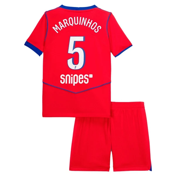 Paris Saint-Germain Marquinhos 5 Tredjetröja Barn 2025/26 Paris Saint-Germain Marquinhos 5 Tredjetröja Barn 2025/26