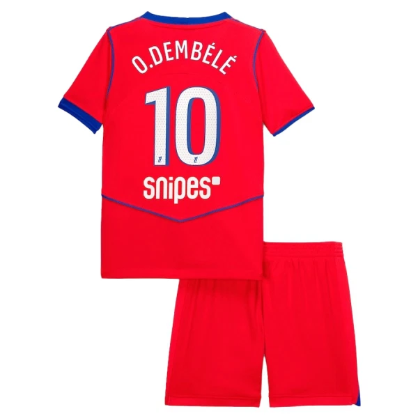 Paris Saint-Germain Ousmane Dembélé 10 Tredjetröja Barn 2025/26
