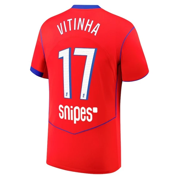 Paris Saint-Germain Vitinha 17 Tredjetröja 2025/26 Paris Saint-Germain Vitinha 17 Tredjetröja 2025/26