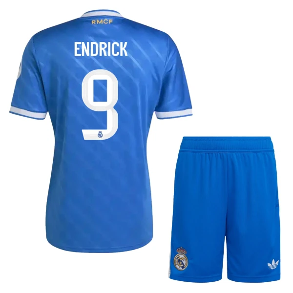 Real Madrid Endrick 9 Tredjetröja Barn 2025/26 Real Madrid Endrick 9 Tredjetröja Barn 2025/26