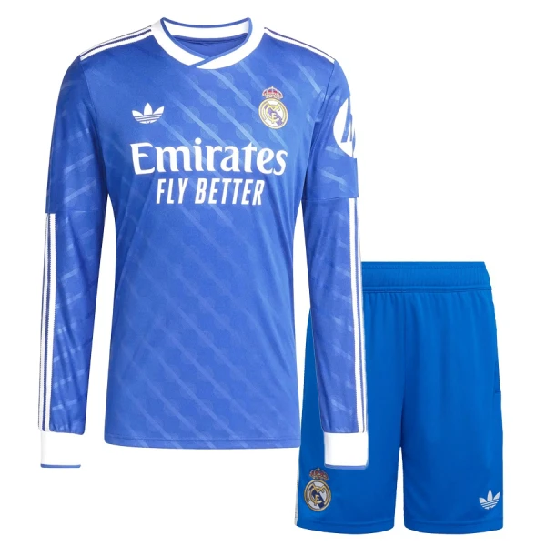 Real Madrid Tredjetröja Barn 2025/26 Långärmad Real Madrid Tredjetröja Barn 2025/26 Långärmad