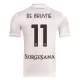 SSC Napoli Kevin De Bruyne 11 Bortatröja 2025/26 SSC Napoli Kevin De Bruyne 11 Bortatröja 2025/26