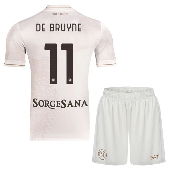 SSC Napoli Kevin De Bruyne 11 Bortatröja Barn 2025/26 SSC Napoli Kevin De Bruyne 11 Bortatröja Barn 2025/26