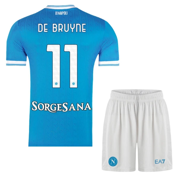SSC Napoli Kevin De Bruyne 11 Hemmatröja Barn 2025/26 SSC Napoli Kevin De Bruyne 11 Hemmatröja Barn 2025/26