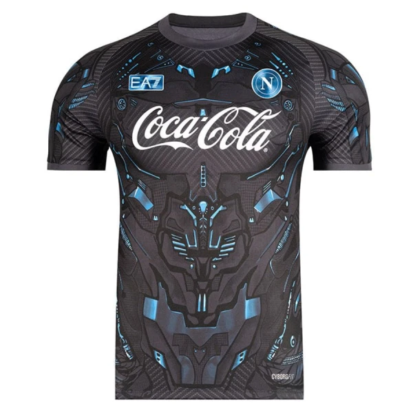 SSC Napoli Pre-Match Tröja 2025/26 Svart SSC Napoli Pre-Match Tröja 2025/26 Svart