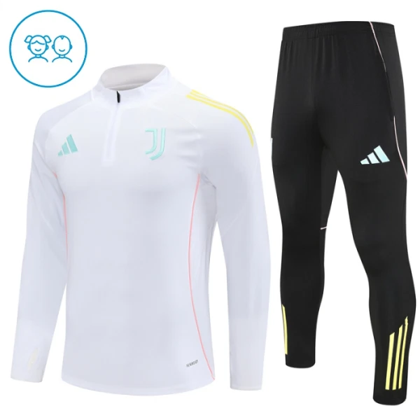 Juventus Träningströjasats Barn 2025/26 Vit