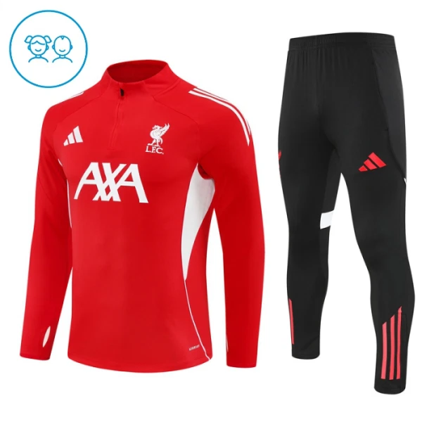 Liverpool Träningströjasats Barn 2025/26 Röd