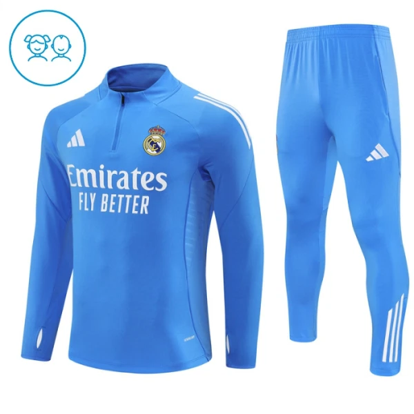 Real Madrid Träningströjasats Barn 2025/26 Blå