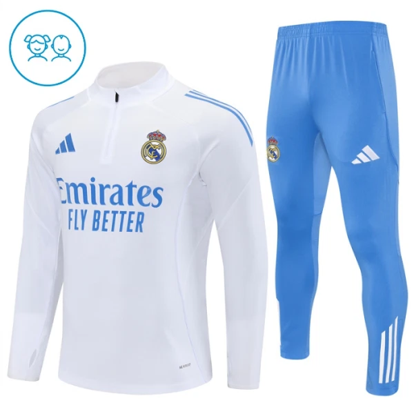 Real Madrid Träningströjasats Barn 2025/26 Vit
