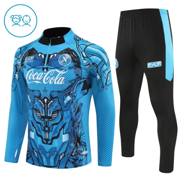 SSC Napoli Träningströjasats Barn 2025/26 Blå