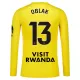 Atlético Madrid Jan Oblak 13 Målvakt Tröja 2025/26 Långärmad Gul