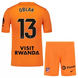 Atlético Madrid Jan Oblak 13 Målvakt Tröja Barn 2025/26 Orange