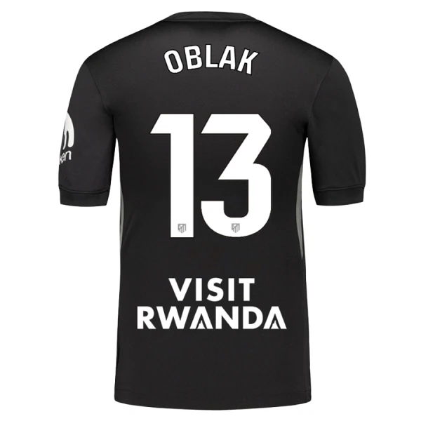 Atlético Madrid Jan Oblak 13 Målvakt Tröja Barn 2025/26 Svart