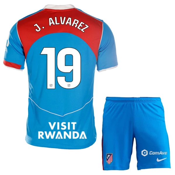 Atlético Madrid Julián Álvarez 19 Tredjetröja Barn 2025/26